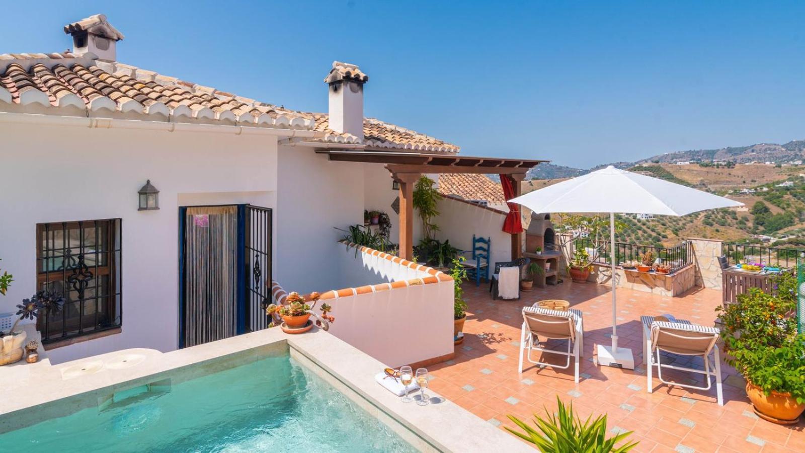 Casa Arcos De Almona Frigiliana By Ruralidays Villa Eksteriør billede